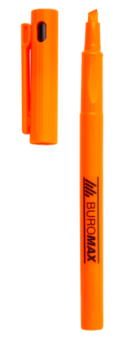 Маркер BUROMAX NEON текстовий (BM.8907-11), помаранчевий